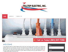 Tablet Screenshot of hilltopelectricinc.com